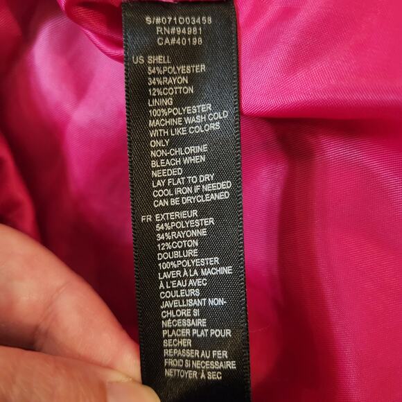 FOREVER 21 Black Cream Leopard Print Retro Carpet Bag Pea Coat Juniors Large L - Picture 4 of 11